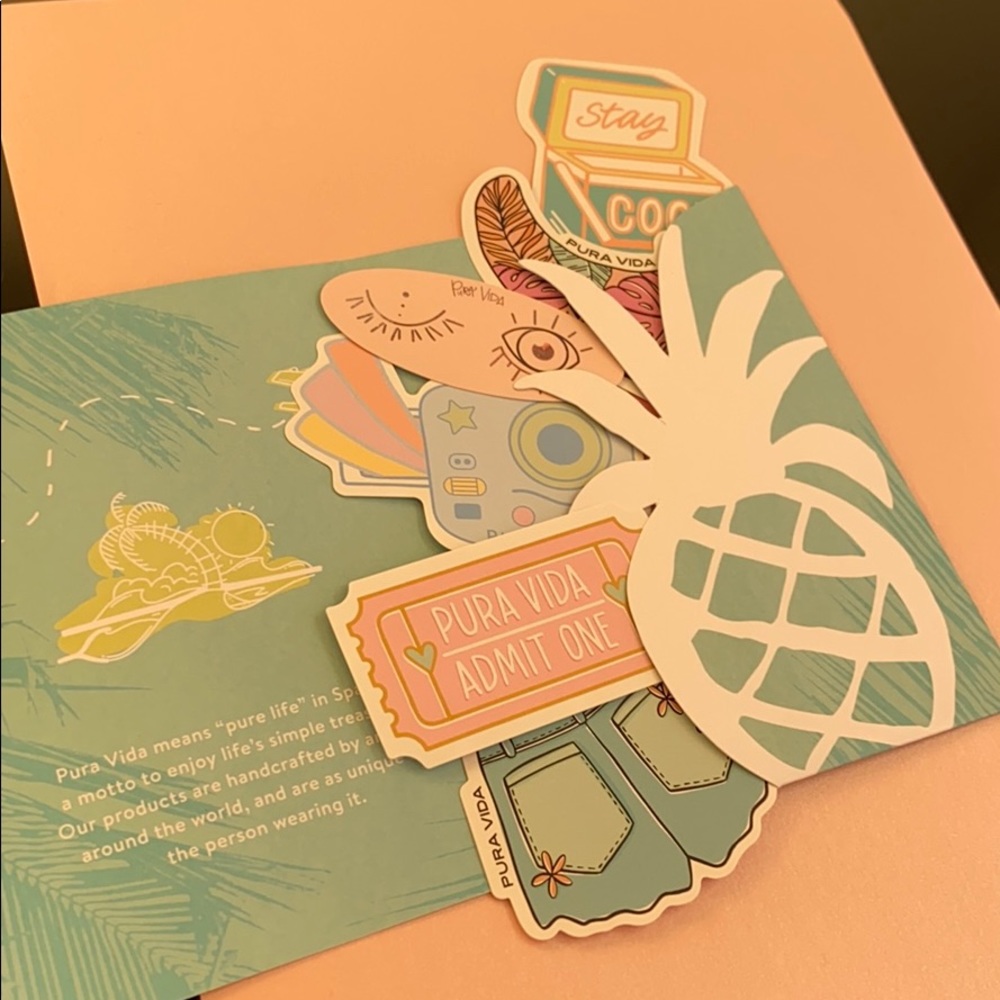 Pura Vida Stickers (6 Pack) - Picture 4 of 5